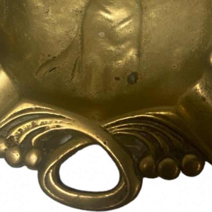 Cendrier en laiton Art Nouveau