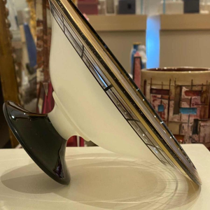 WESTMORELAND GLASS Cie, Art Deco beker op voet / tafelversiering van glas, ca 1930