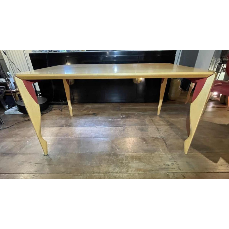 DICK EVERS for LEOLUX, Memphis Set 'Xingu' Table & 4 'Giselle' Chairs, 1993