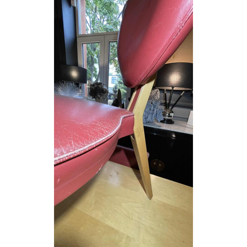 DICK EVERS for LEOLUX, Memphis Set 'Xingu' Table & 4 'Giselle' Chairs, 1993