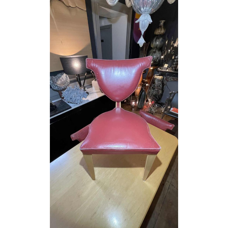 DICK EVERS for LEOLUX, Memphis Set 'Xingu' Table & 4 'Giselle' Chairs, 1993