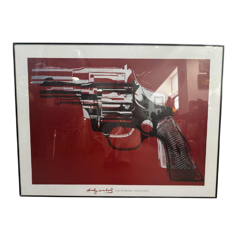 Andy Warhol, affiche offset revolver 1995