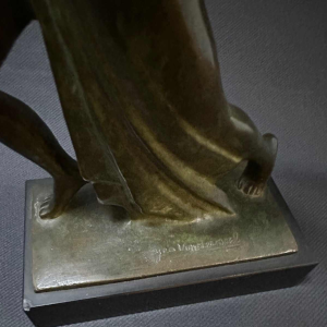 Géo Vindevogel "La Danseuse" sculpture en bronze