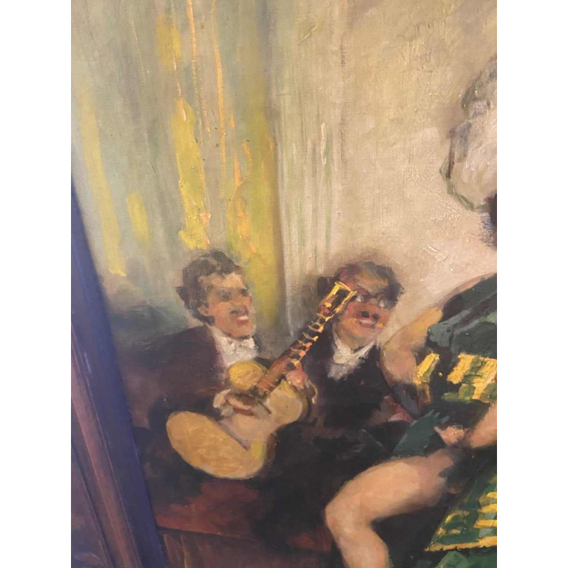 De zanger en de muzikanten door Charles Watelet