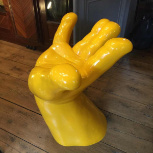 Armchair "Hand" in polyester, unknown designer