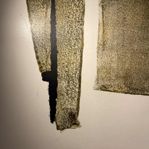 Georges (Géo) De Vlamynck, tableau abstrait, huile sur panneau, ca 1960