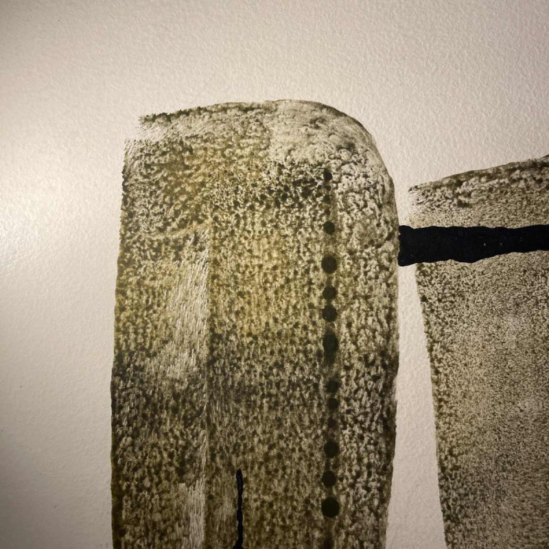 Georges (Géo) De Vlamynck, abstract schilderij, olieverf op paneel, ca 1960