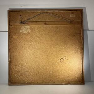 Georges (Géo) De Vlamynck, abstract schilderij, olieverf op paneel, ca 1960