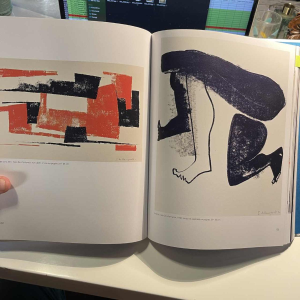 Georges (Géo) De Vlamynck, abstract painting, oil on panel, ca 1960