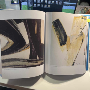 Georges (Géo) De Vlamynck, abstract schilderij, olieverf op paneel, ca 1960