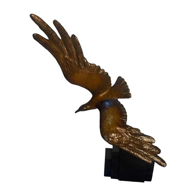 Alexandre Kéléty "La Mouette" sculpture animalière Art Déco en bronze