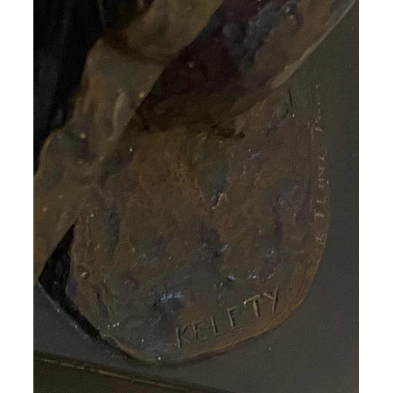 Alexandre Kéléty "The Seagull" Animal bronze Art Deco sculpture