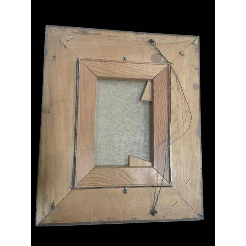 Series of 3 small paintings by Zoltan Perelmutter expressionism