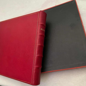 Art Deco leather-bound photo album