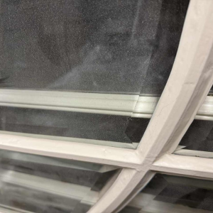 Lodewijk XV stijl dubbele getoogde glazen deur, facet geslepen glas, 20e eeuw