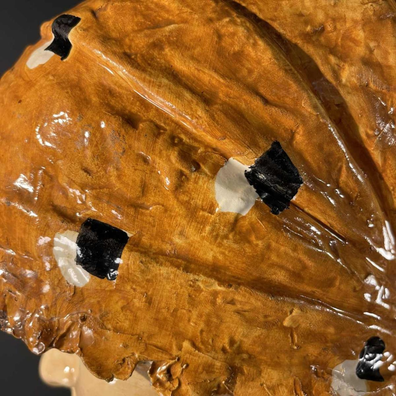 Sansebastiano & Moreno, Buste Femme, Sculpture Céramique Art Nouveau, ca 1890