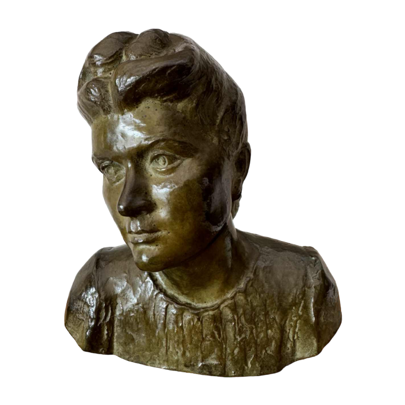 Frans van Ranst (1906-1987): "Young woman's bust"