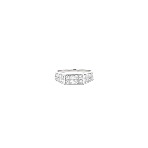 Ring 18k white gold & diamonds