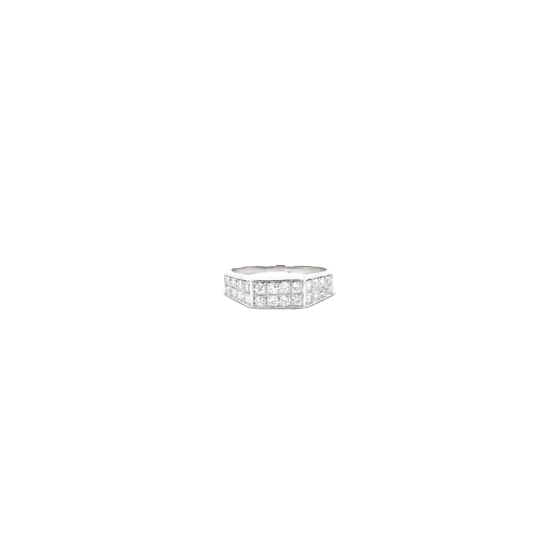 Ring 18k white gold & diamonds