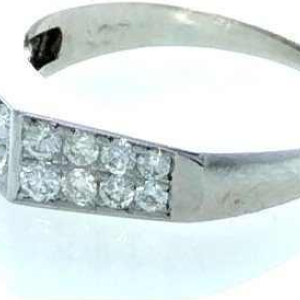 Ring 18k witgoud & diamanten