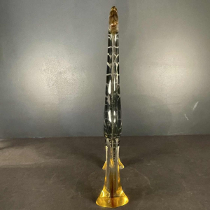 ABRAHAM PALATNIK " Grote Giraffe " kinetische Lucite Resin Animal Sculptuur 60s