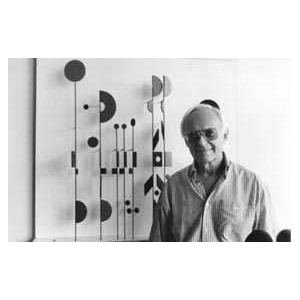 ABRAHAM PALATNIK " Grande Girafe " Sculpture Optic'Art Animalière Résine 1960s