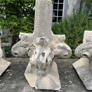 Sculpture of a limestone pinnacle from a castle built in 1869 (4 available)