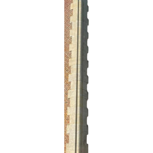 Stone column, corner mounts, limestone quoins, 19th century