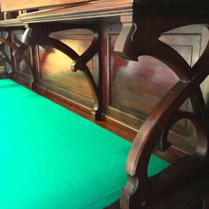 Belgian Art Nouveau Library Desk Mahogany, circa 1900
