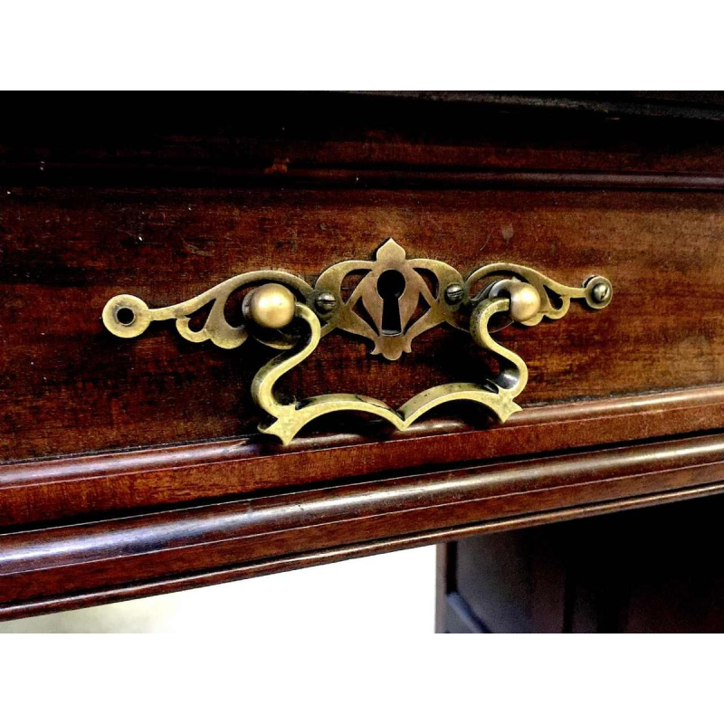 Secrétaire Bureau Bibliothèque Art Nouveau belge en acajou, circa 1900