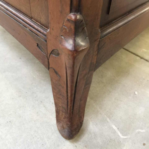 Belgian Art Nouveau Library Desk Mahogany, circa 1900