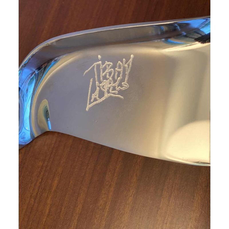 Laszlo Tibay "Baleine" sculpture acier inoxydable, édition Caster Bronz Kft 1/8