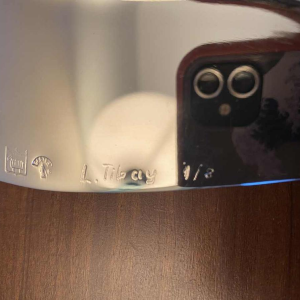 Laszlo Tibay "Baleine" sculpture acier inoxydable, édition Caster Bronz Kft 1/8