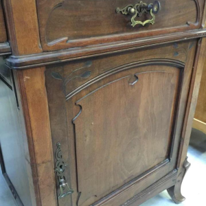Belgisch Art Nouveau Jugendstil Bibliotheek Bureau mahonie, circa 1900