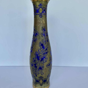 Val-Saint-Lambert, vase en galvanoplastie, monogrammé VSL dans le décor