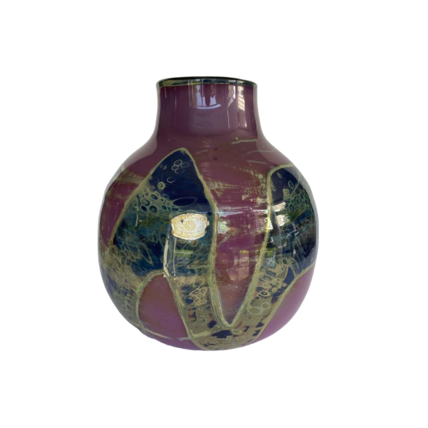 Samuel Jacob Herman (SJH) for Val-St-Lambert, vase signed, late 20th century
