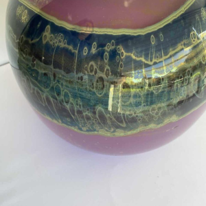 Samuel Jacob Herman (SJH) for Val-St-Lambert, vase signed, late 20th century