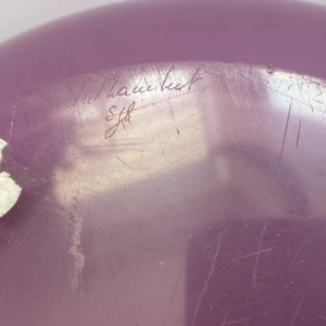 Samuel Jacob Herman (SJH) pour Val-St-Lambert, vase potiche signé, fin 20ème siècle