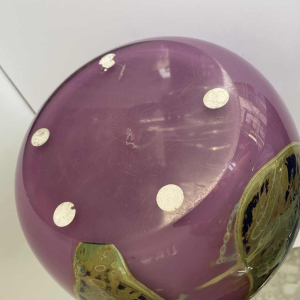 Samuel Jacob Herman (SJH) pour Val-St-Lambert, vase potiche signé, fin 20ème siècle