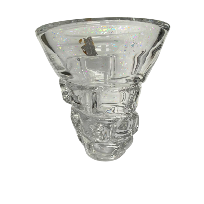 Antonio & Guido Bon pour Val Saint Lambert, vase en cristal, ca 1950/60