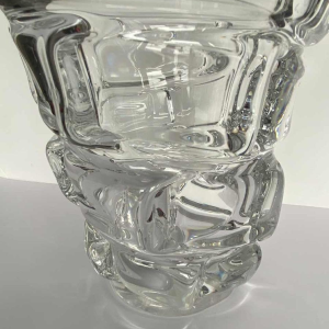 Antonio & Guido Bon for Val Saint Lambert, crystal vase, ca 1950/60