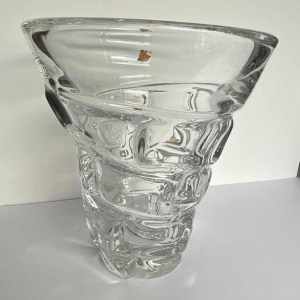 Antonio & Guido Bon voor Val Saint Lambert, kristallen vaas, ca 1950/60