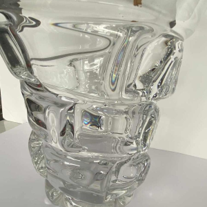 Antonio & Guido Bon voor Val Saint Lambert, kristallen vaas, ca 1950/60