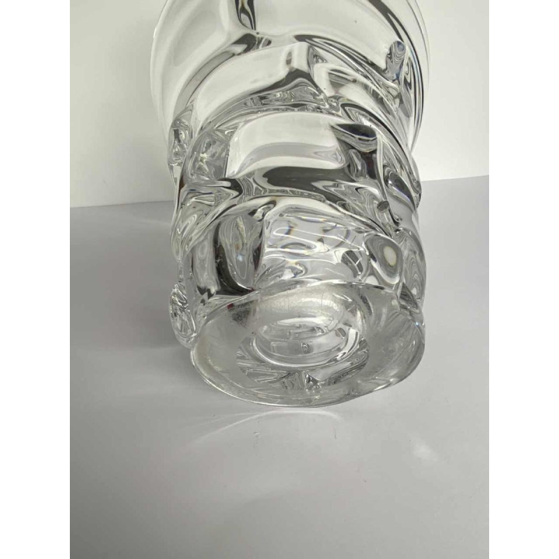 Antonio & Guido Bon voor Val Saint Lambert, kristallen vaas, ca 1950/60