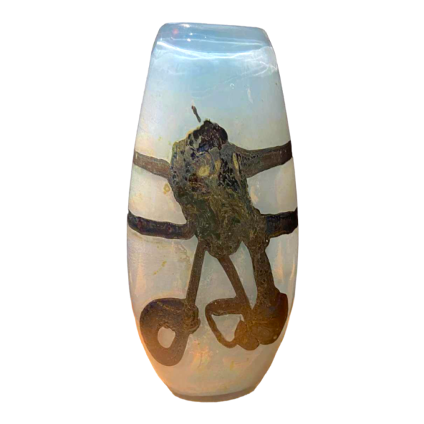 Samuel Herman voor Vaas Val Saint Lambert, kristallen vaas uit de "Eldorado" serie, ca 1970