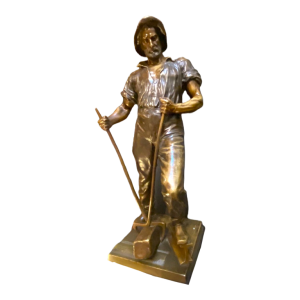 Reinhard Schnauder The Blacksmith bronze sculpture