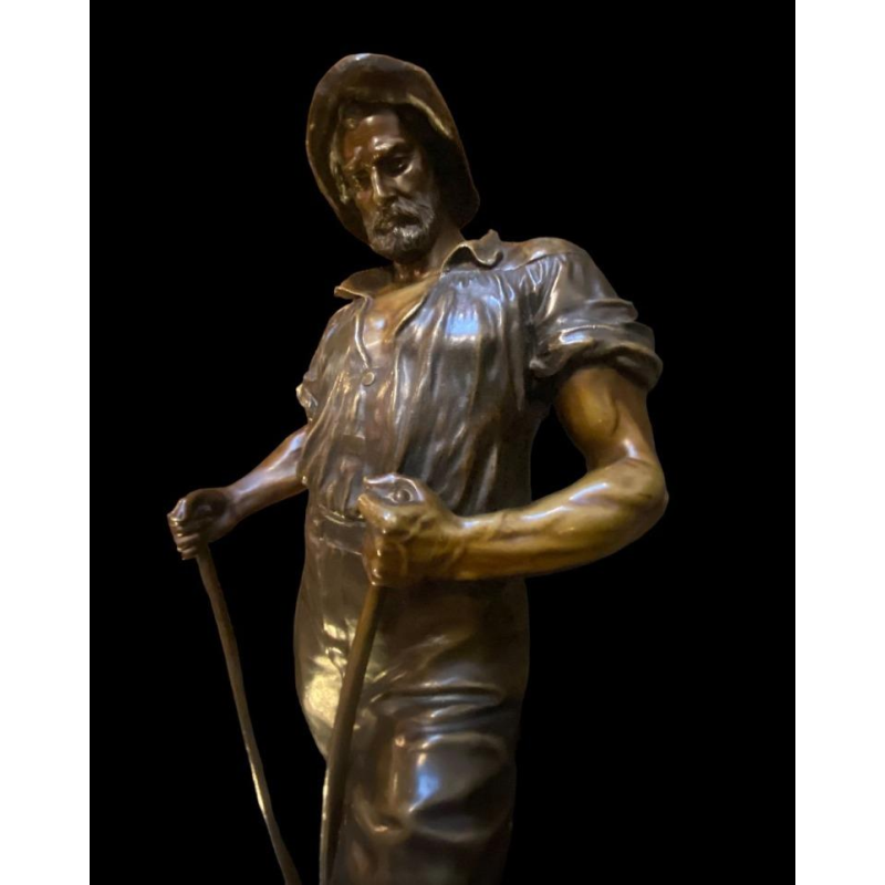 Reinhard Schnauder The Blacksmith bronze sculpture