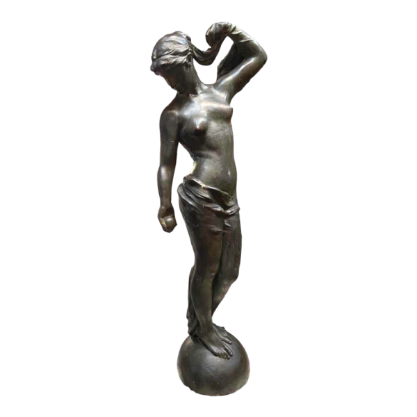 Jef Lambeaux "La Jeune femme" Atelier plaster sculpture