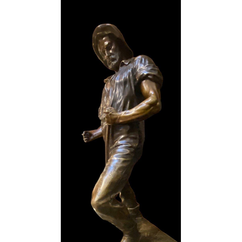 Reinhard Schnauder The Blacksmith bronze sculpture