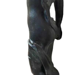 Jef Lambeaux "La Jeune femme" sculpture plâtre d'atelier